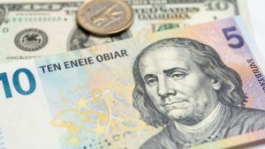 US Dollar and Swiss Franc currency exchange
