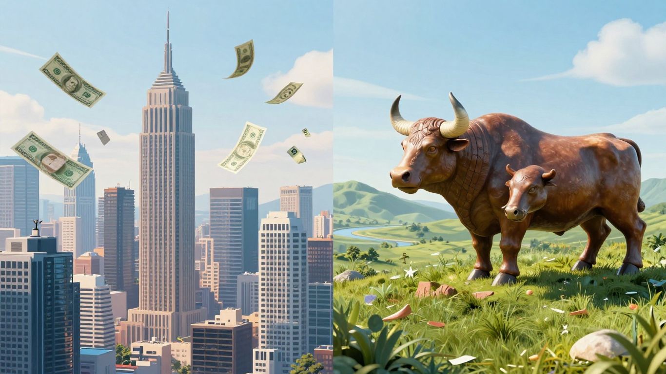 Forex and futures trading comparison image.