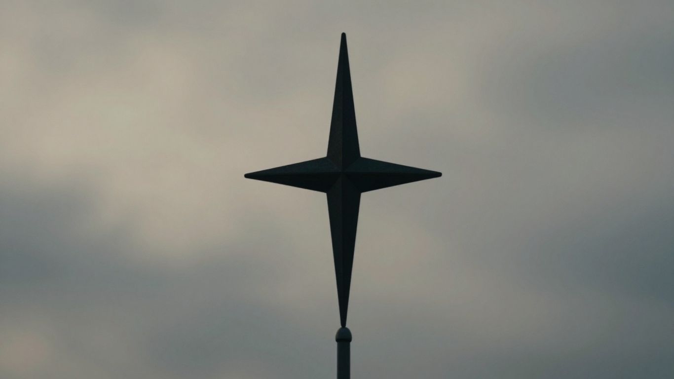 Shooting star candlestick pattern visual