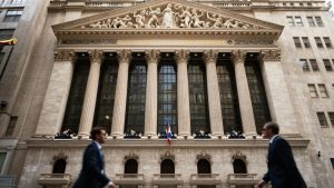 Wall Street trading and Dow Futures IG