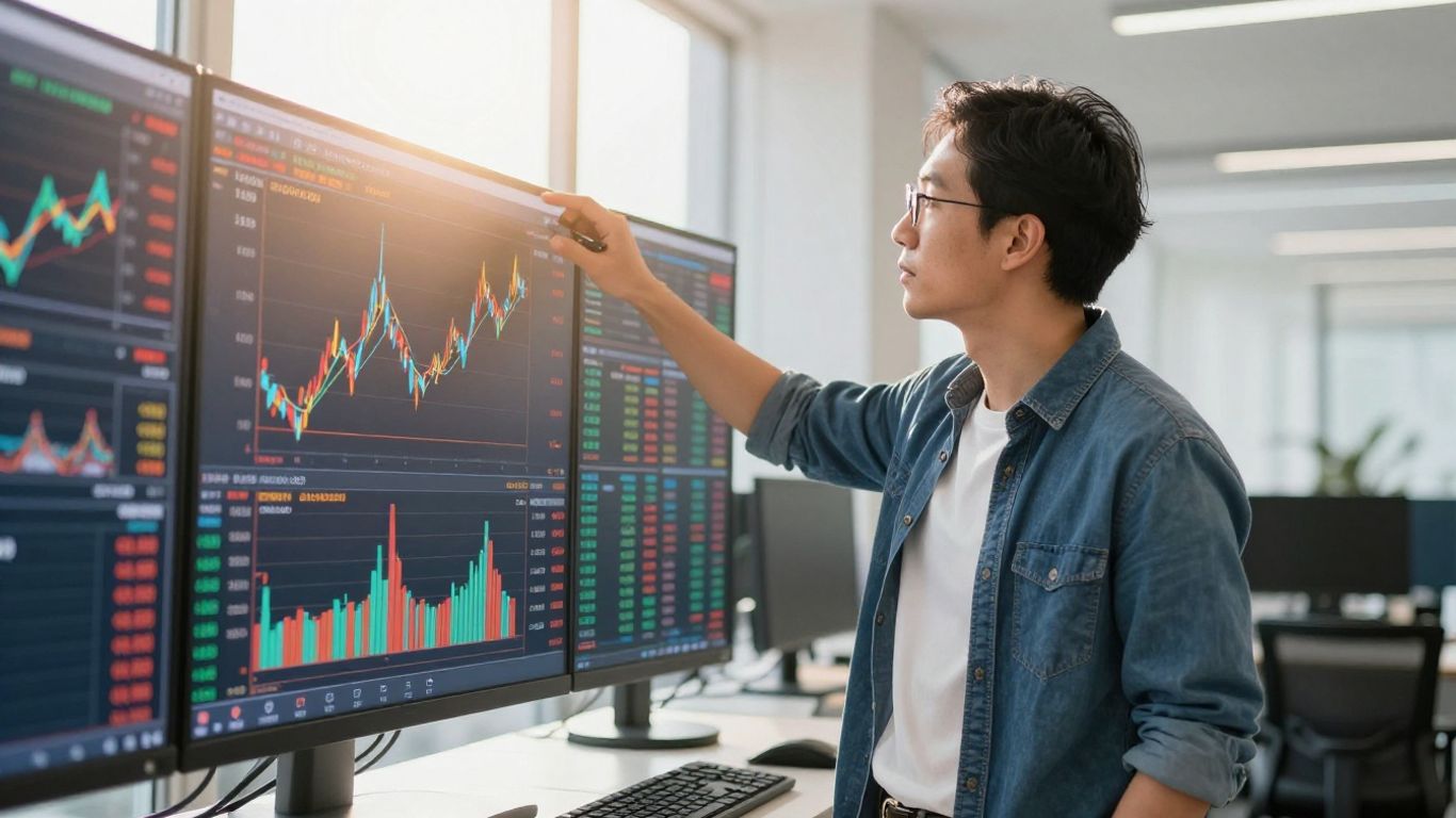 Stock market trading success with demo account