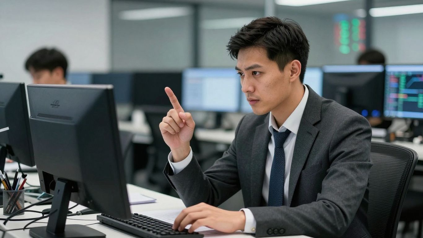 Forex trader focused on success
