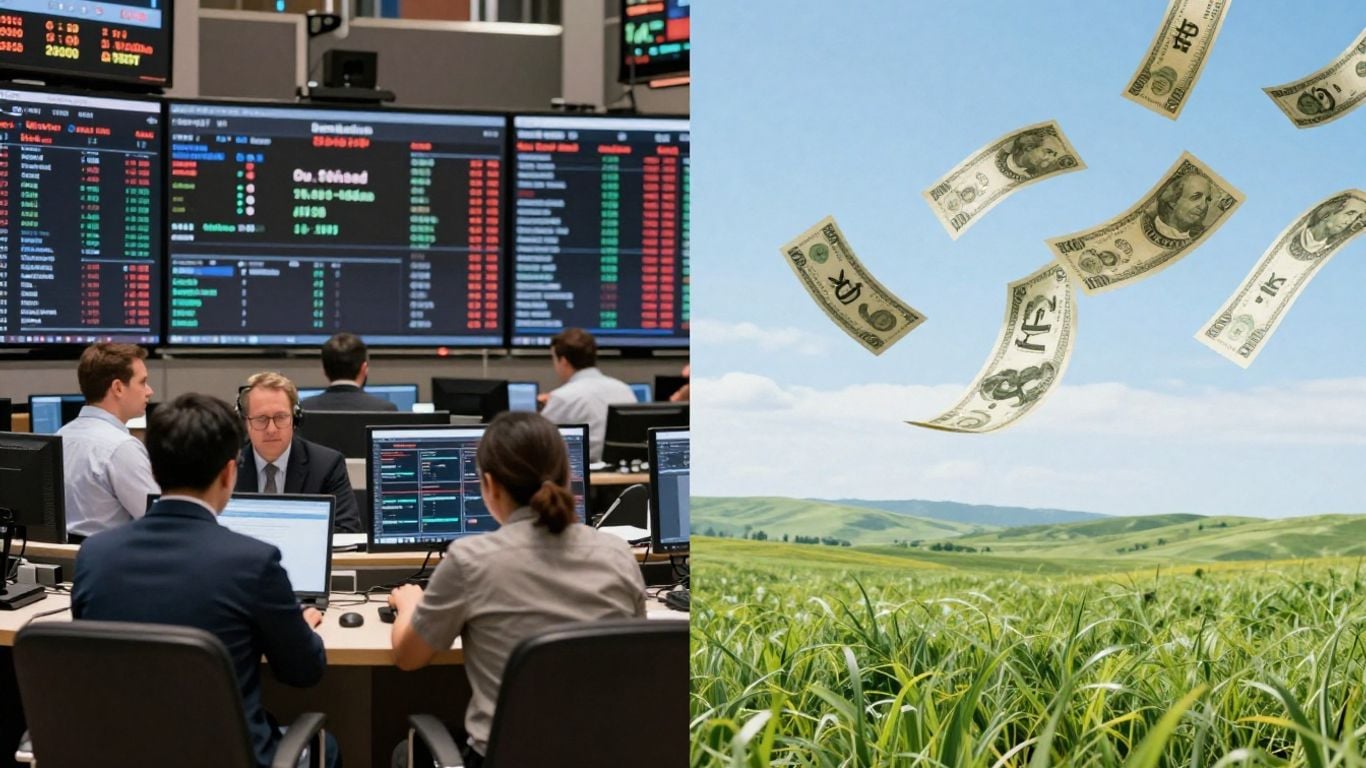 Forex and stock trading comparison image