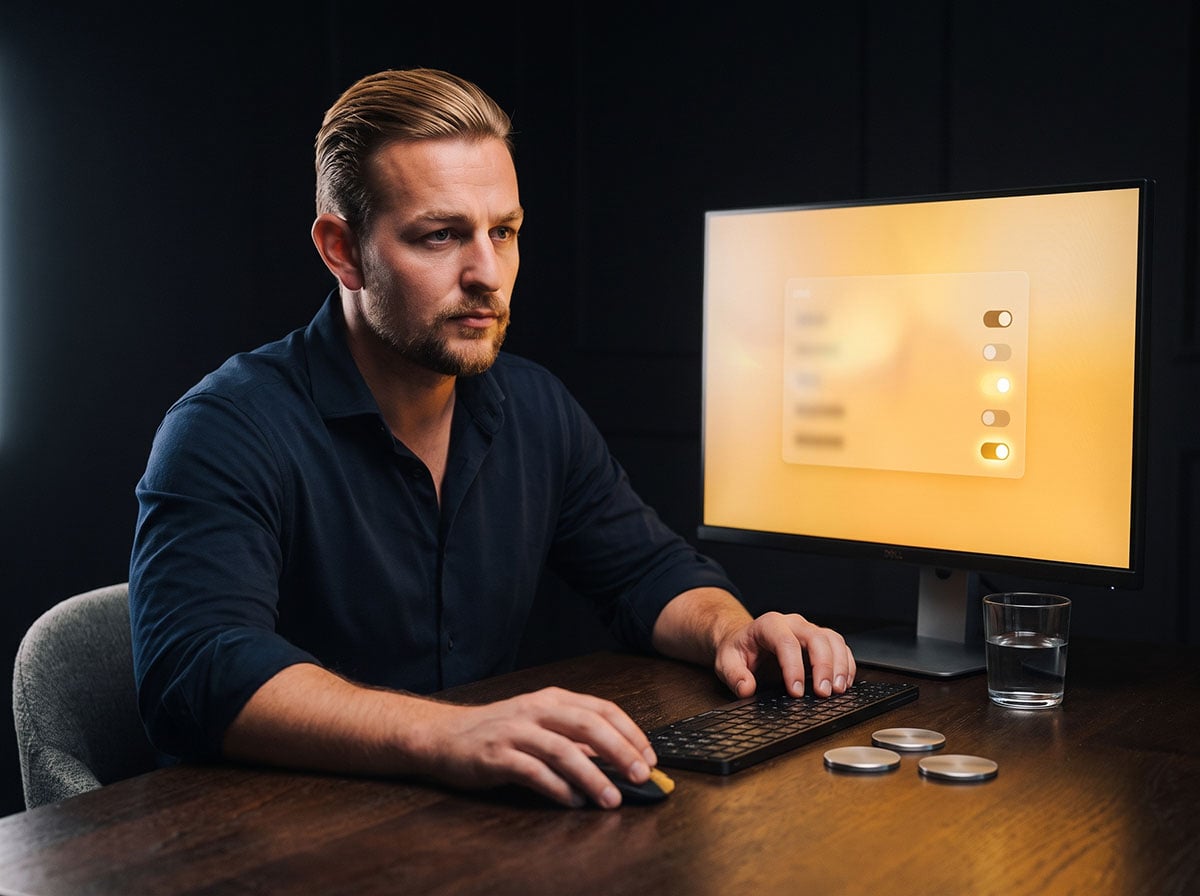 The Forex Complex analyst choosing between prop firm programs at a switchboard